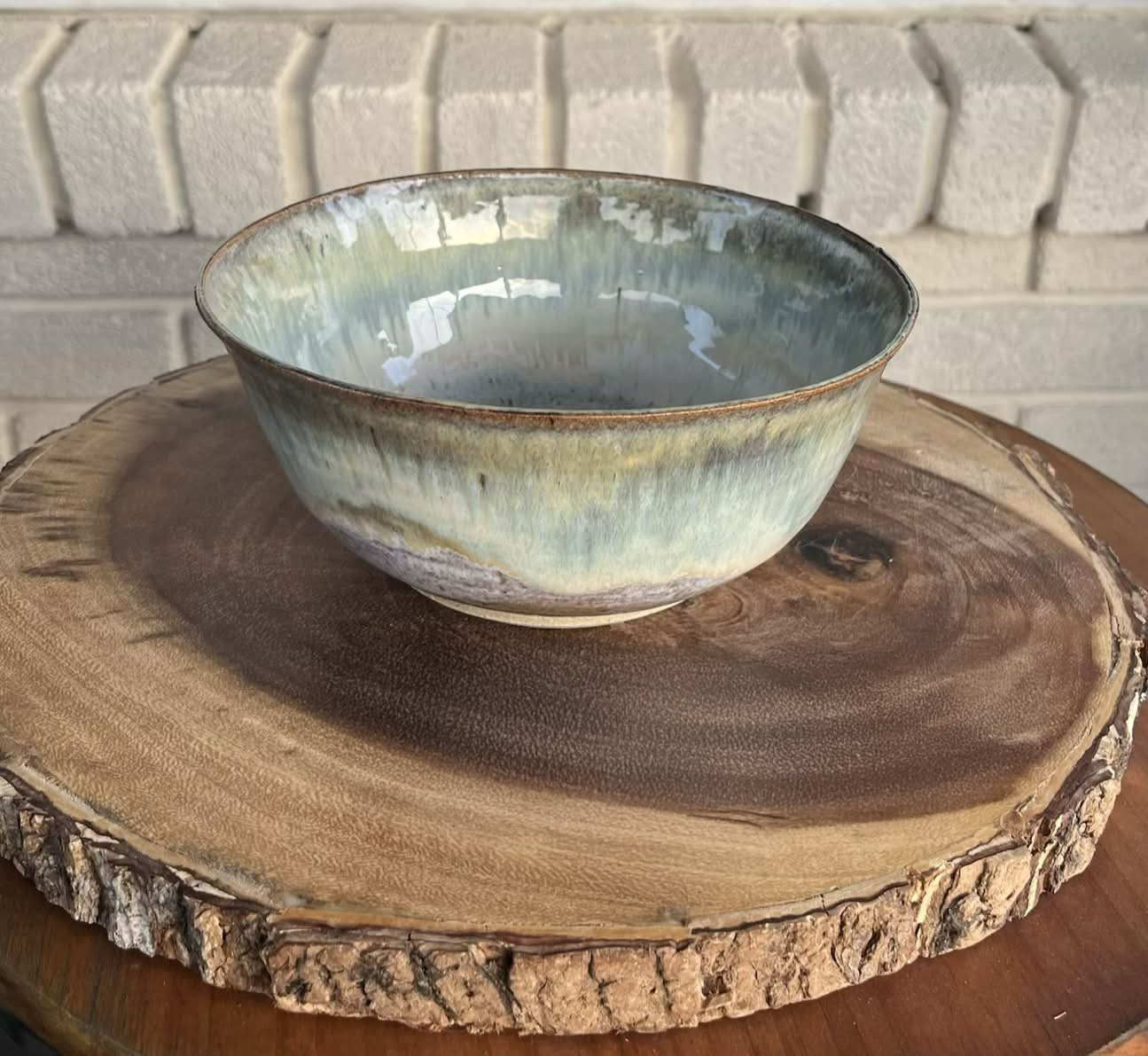 Blue-green small mixing bowl